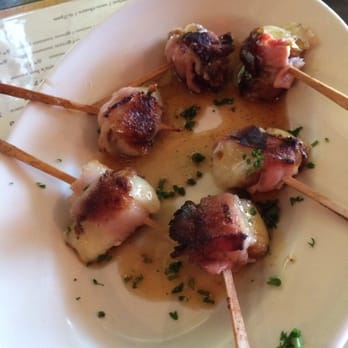 Phlight - Bowie's bacon wrapped dates (Spanish cheeses, tamarind honey glaze - $6) - Wine Bars Near Me - Whittier, California Phlight - Bowie's bacon wrapped dates (Spanish cheeses, tamarind honey glaze - $6) - Wine Bars Near Me - Whittier, California