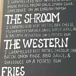 The Shroom with regular fries. The Shroom with regular fries.
