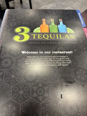 Menu photo 1 3 Tequilas Tulsa, OK