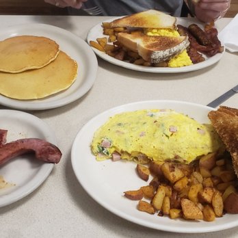 Market Place Diner - a breakfast of eggs, bacon, pancakes, and french fries - Diners Near Me - Hollis, New Hampshire Market Place Diner - a breakfast of eggs, bacon, pancakes, and french fries - Diners Near Me - Hollis, New Hampshire