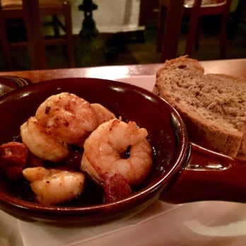 The Doric - Prawns and chorizo with fresh bread - Bars Near Me - Edinburgh, EDH