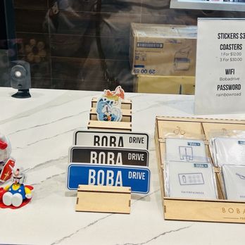Boba Drive - Cute figurines, stickers, & coasters. They're so adorable! - Bubble Tea Near Me - Sunnyvale, California Boba Drive - Cute figurines, stickers, & coasters. They're so adorable! - Bubble Tea Near Me - Sunnyvale, California