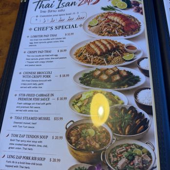 Thai Isan Zap - Menu as of 07/2026 - Thai Near Me - Springfield, Missouri Thai Isan Zap - Menu as of 07/2026 - Thai Near Me - Springfield, Missouri