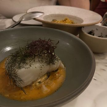 Lutèce - Olive Oil Poached Seabass - French Near Me - Washington, DC, District of Columbia Lutèce - Olive Oil Poached Seabass - French Near Me - Washington, DC, District of Columbia