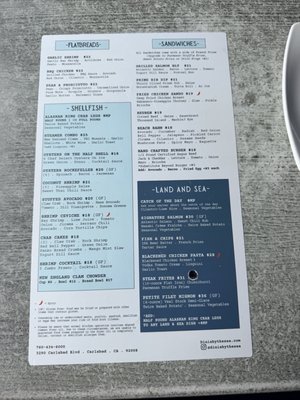 Menu photo 2 Dini's By The Sea Carlsbad, CA Menu photo 2 Dini's By The Sea Carlsbad, CA