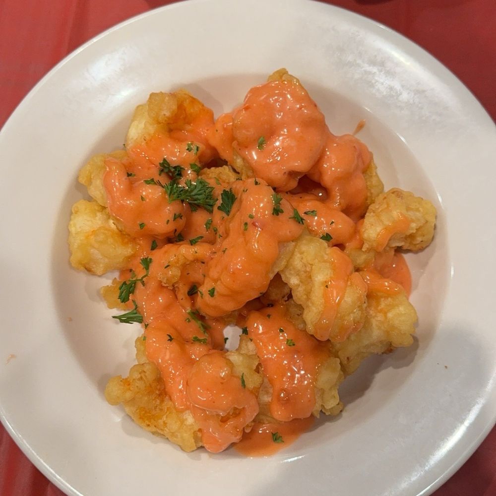 Shell Seafood Shack - Bang Bang Shrimp (the sauce is a sweet) - Seafood Near Me - Chino Hills, California Shell Seafood Shack - Bang Bang Shrimp (the sauce is a sweet) - Seafood Near Me - Chino Hills, California