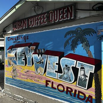 Cuban Coffee Queen Waterfront - Mural - Coffee & Tea Near Me - Key West, Florida
