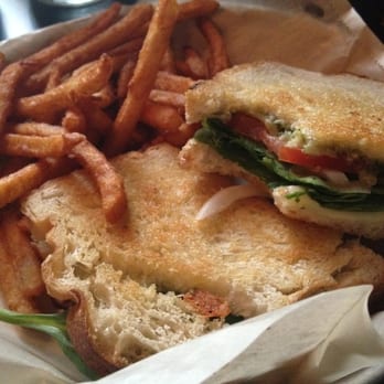 Stella's Lounge - Grilled cheese w/ pesto & spicy fries -- really good - Burgers Near Me - Grand Rapids, Michigan Stella's Lounge - Grilled cheese w/ pesto & spicy fries -- really good - Burgers Near Me - Grand Rapids, Michigan