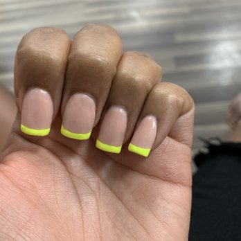 Jay Anthony Nail Spa - What I had when I got to Rosa. Very thick unprofessional nails! - Nail Salons Near Me - Winter Park, Florida