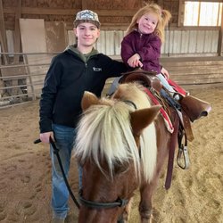 Skyline Stables - Indoor arena pony rides.