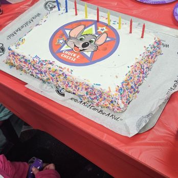 Chuck E. Cheese - The Chuck E Cheese birthday cake - Pizza Near Me - Frederick, Maryland