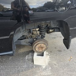 RNR Tire Express - This is how our vehicle was left