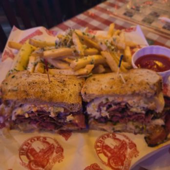 Heroes Restaurant and Brewhouse - California Reuben - American Near Me - Ontario, California Heroes Restaurant and Brewhouse - California Reuben - American Near Me - Ontario, California