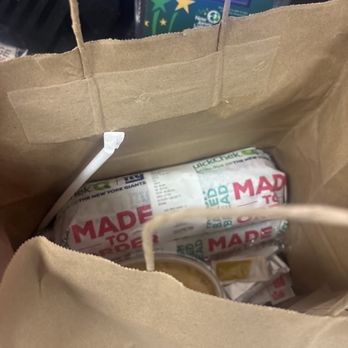 QuickChek - Customers' bag of food not sealed, stapled or secure due to negligence from Employee Heather at the Emerson store. - Convenience Stores Near Me - Emerson, New Jersey