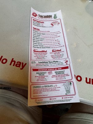 Menu photo 2 Tacombi New York, NY Menu photo 2 Tacombi New York, NY