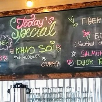 11th Tiger - Specials board - Thai Near Me - Danville, California