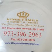 Photo of Kings Family Restaurant & Catering - Newark, NJ, United States. Kings cater label