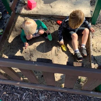Safe Haven Daycare - The sand box is a big hit here outside - Child Care & Day Care Near Me Safe Haven Daycare - The sand box is a big hit here outside - Child Care & Day Care Near Me