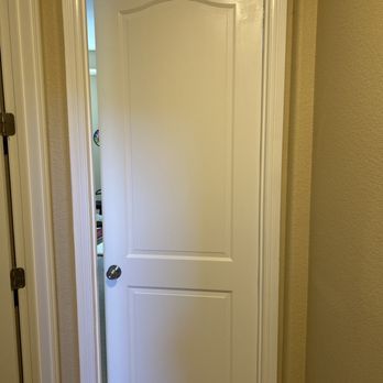 Wright's Handyman Service - New door in place of open archway - Handyman Near Me