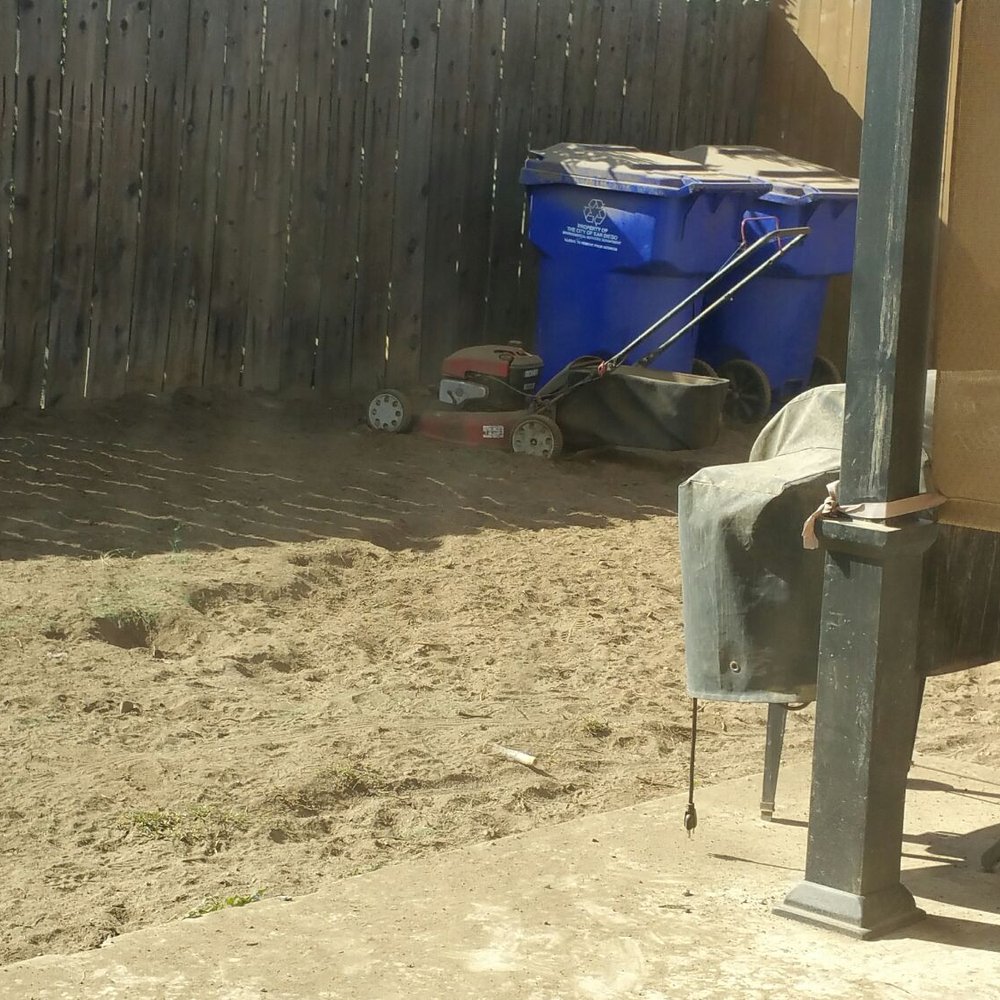 Smart Landscape - Backyard before pictures....lots of dirt and dust. - Landscaping Near Me - San Diego, California Smart Landscape - Backyard before pictures....lots of dirt and dust. - Landscaping Near Me - San Diego, California