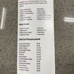 EZ Stop Deli and Variety - Menu