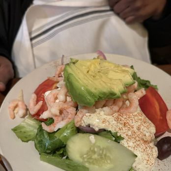 Papapavlo's - Shrimp and Avocado Salad Large - New American Near Me - Lodi, California