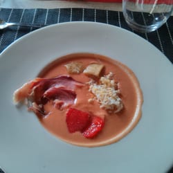 Els Jardins De La Merce - Gazpacho de fresas i tomate