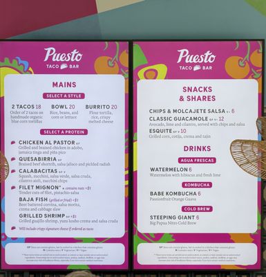 Menu photo 3 Puesto Taco Bar San Diego, CA Menu photo 3 Puesto Taco Bar San Diego, CA