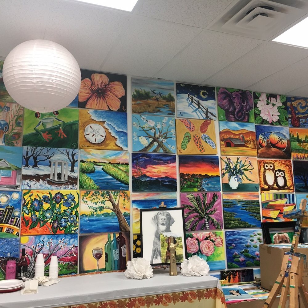 Wine & Design - Art works - Paint & Sip Near Me - Chapel Hill, North Carolina Wine & Design - Art works - Paint & Sip Near Me - Chapel Hill, North Carolina