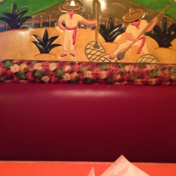 Margarita's Restaurant - Booth with carved wood work - Mexican Near Me - Wappingers Falls, New York