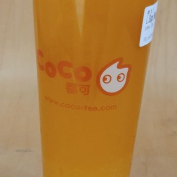 CoCo Fresh Tea & Juice - Mango green tea with sago - Bubble Tea Near Me - Toronto, Ontario