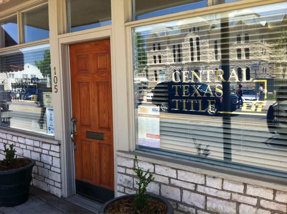 CENTRAL TEXAS TITLE Updated June 2024 105 E Pearl St, Granbury