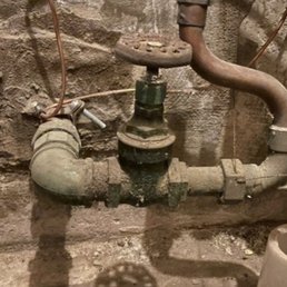 Old main water valve Old main water valve