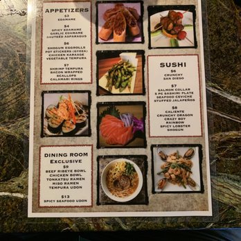 Shogun Restaurant - The other side of the Happy Hour Menu! - Japanese Near Me - Corona, California Shogun Restaurant - The other side of the Happy Hour Menu! - Japanese Near Me - Corona, California