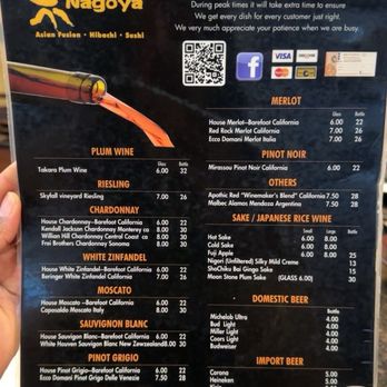 Nagoya - Menu - Sushi Bars Near Me - Hammond, Louisiana Nagoya - Menu - Sushi Bars Near Me - Hammond, Louisiana