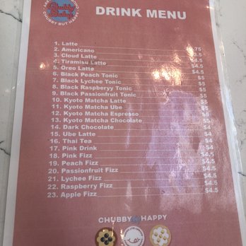 Chubby Baker - Drink menu - Donuts Near Me - Salt Lake City, Utah Chubby Baker - Drink menu - Donuts Near Me - Salt Lake City, Utah