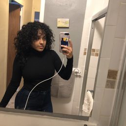 I can finally part my hair in the middle I can finally part my hair in the middle