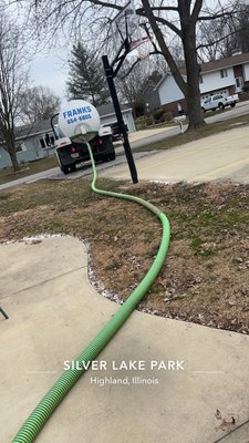 Septic Pumping - Frank's Septic Service is a professional pumping provider that removes the liquid and floating solids and sludge from your septic tank.