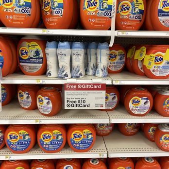 Target - The sign in the detergent aisle. - Department Stores Near Me - Torrington, Connecticut
