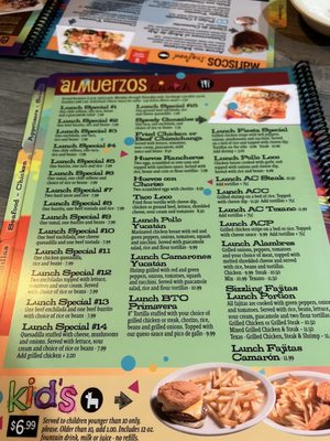 Menu photo 1 Fiesta Mexicana Benson Benson, NC Menu photo 1 Fiesta Mexicana Benson Benson, NC