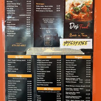 Bismillah Cafe  - Most updated 2023 menu from their new dine-in restaurant! - Indian Near Me - Atlanta, Georgia