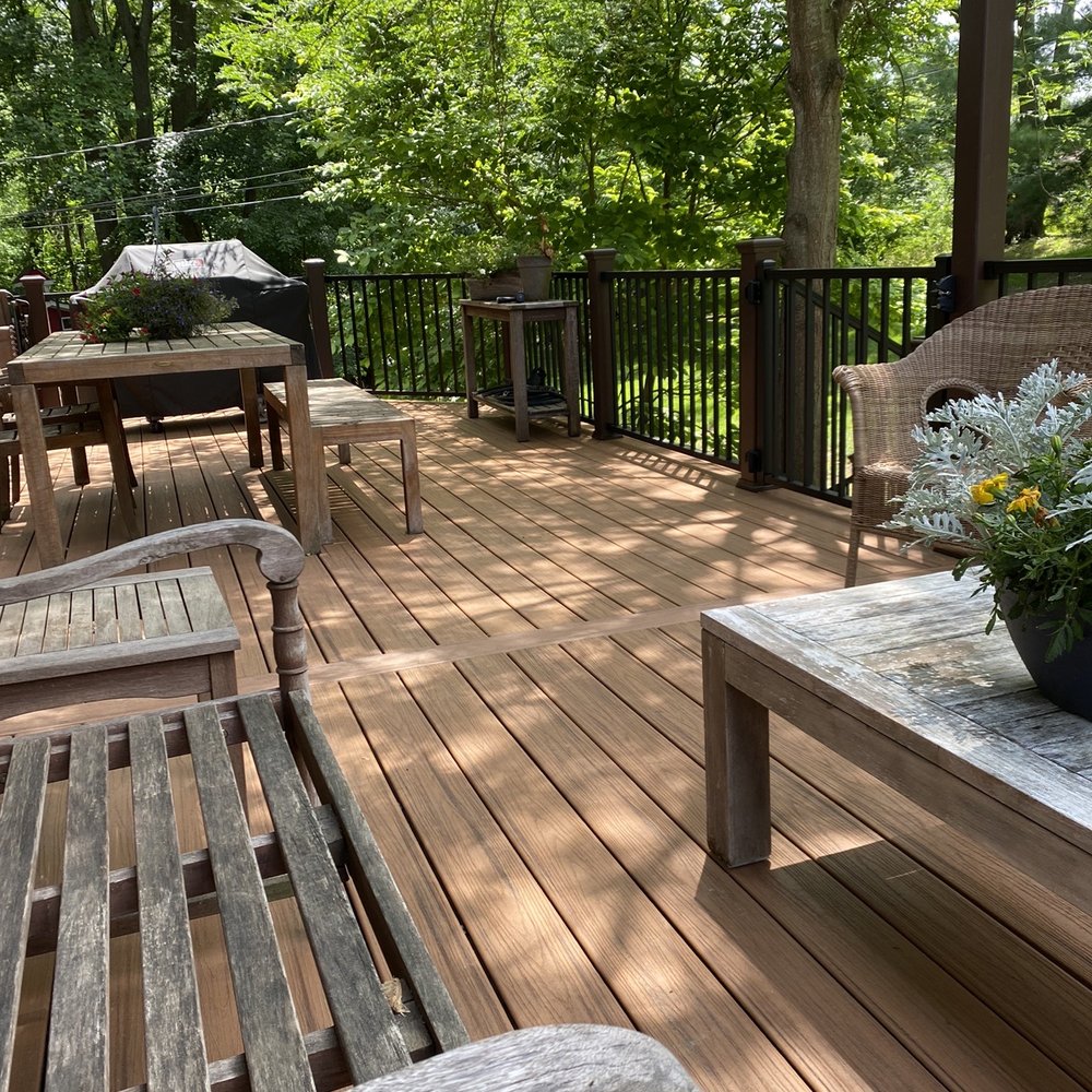 Cedar Works Deck Builders - Our new deck! It's beautiful! - Decks & Railing Near Me - Bloomfield Hills, Michigan Cedar Works Deck Builders - Our new deck! It's beautiful! - Decks & Railing Near Me - Bloomfield Hills, Michigan