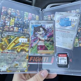Switch game & Pokémon cards