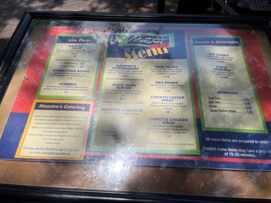 Menu photo 1 Maestros On The River Tampa, FL