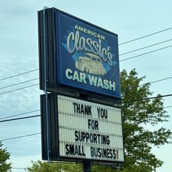 American Classic's Car Wash - Support small business
