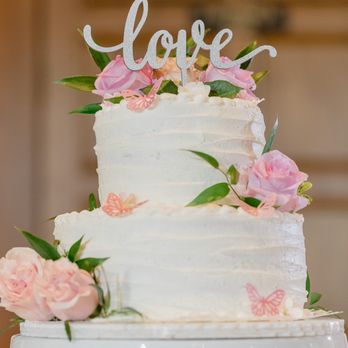 Bev Tanaka - my beautiful 2 tier cake with fresh flowers and topper I provided - Party & Event Planning Near Me Bev Tanaka - my beautiful 2 tier cake with fresh flowers and topper I provided - Party & Event Planning Near Me