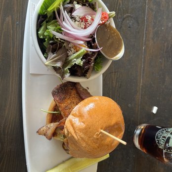 From the Earth Brewing Company - Blackened Salmon BLT Sandwich - Gastropubs Near Me - Roswell, Georgia From the Earth Brewing Company - Blackened Salmon BLT Sandwich - Gastropubs Near Me - Roswell, Georgia