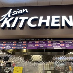 Asian Kitchen - Close up to their menu