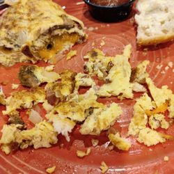 The Flying Biscuit Cafe - Brown dry omelette