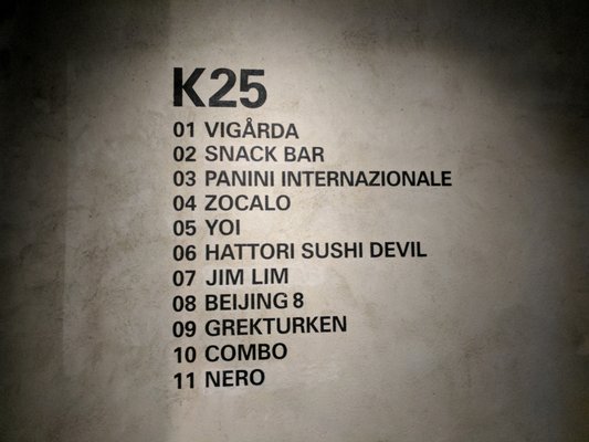 Menu photo 2 K25 Stockholm, AB